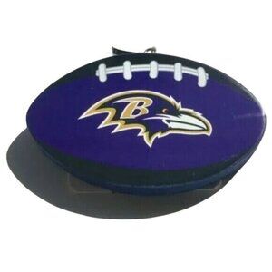 Baltimore Ravens NFL Football Shaped Team Holiday Christmas Tree Ornament NEW